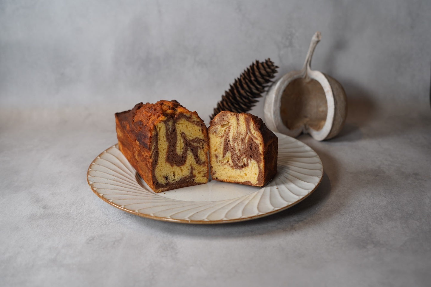 チョコマーブルパウンドケーキ